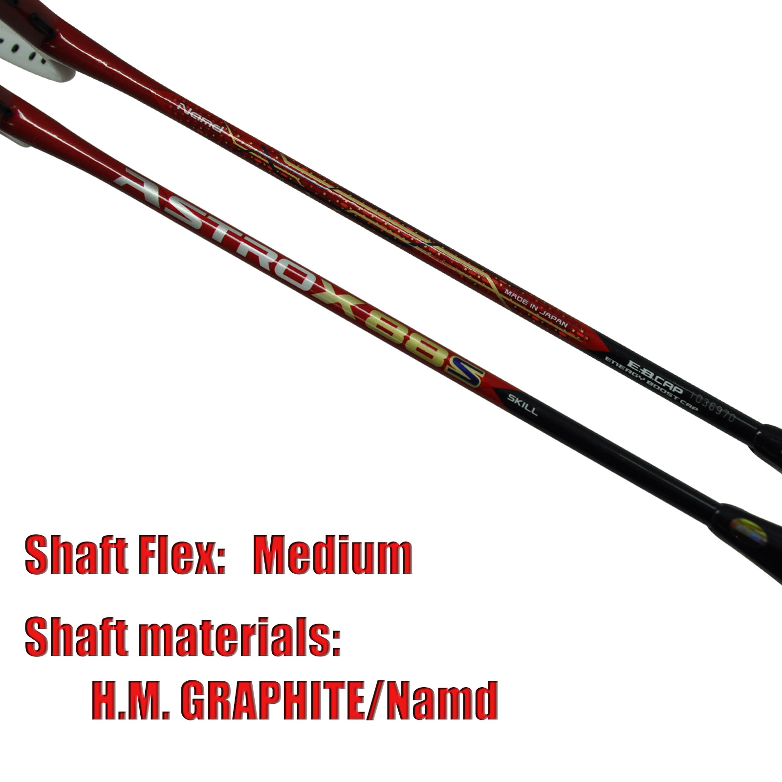 Yonex Astrox 88S Skill (AX88S) 3UG5 White/Red Badminton Racquet