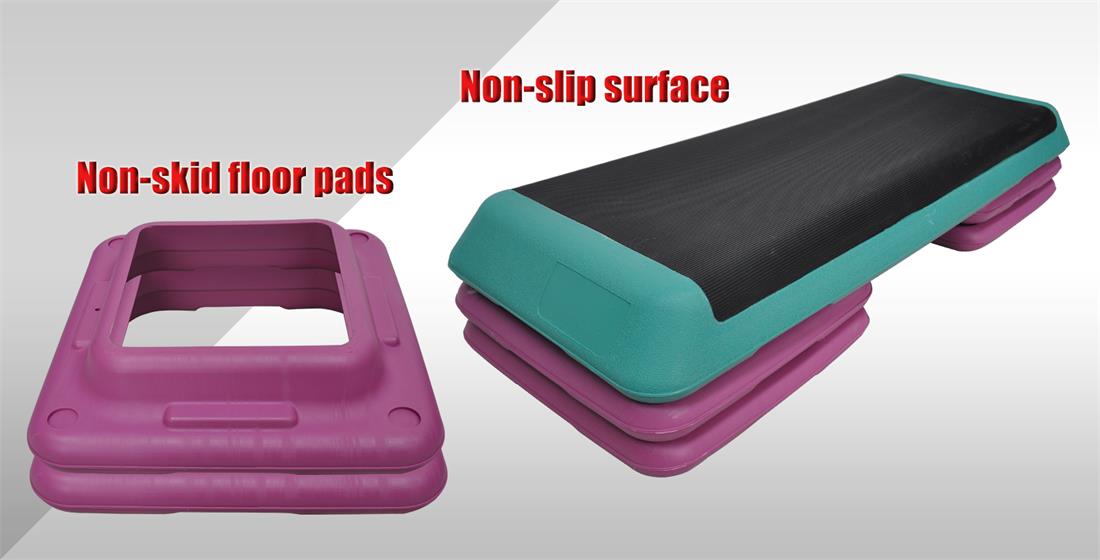 XL-Aerobic Step - 110cm*40cm Cardio Exercise 4 Risers Stepper or Add Extra Riser - Picture 13 of 17